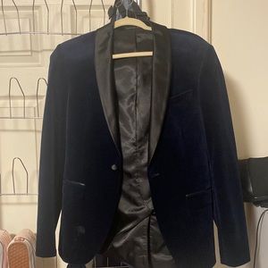 Velvet Deep Blue Zara Blazer